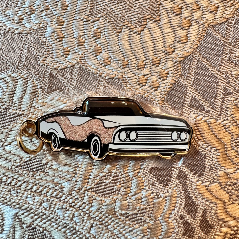 Coach Black and Gold Car Charm RARE